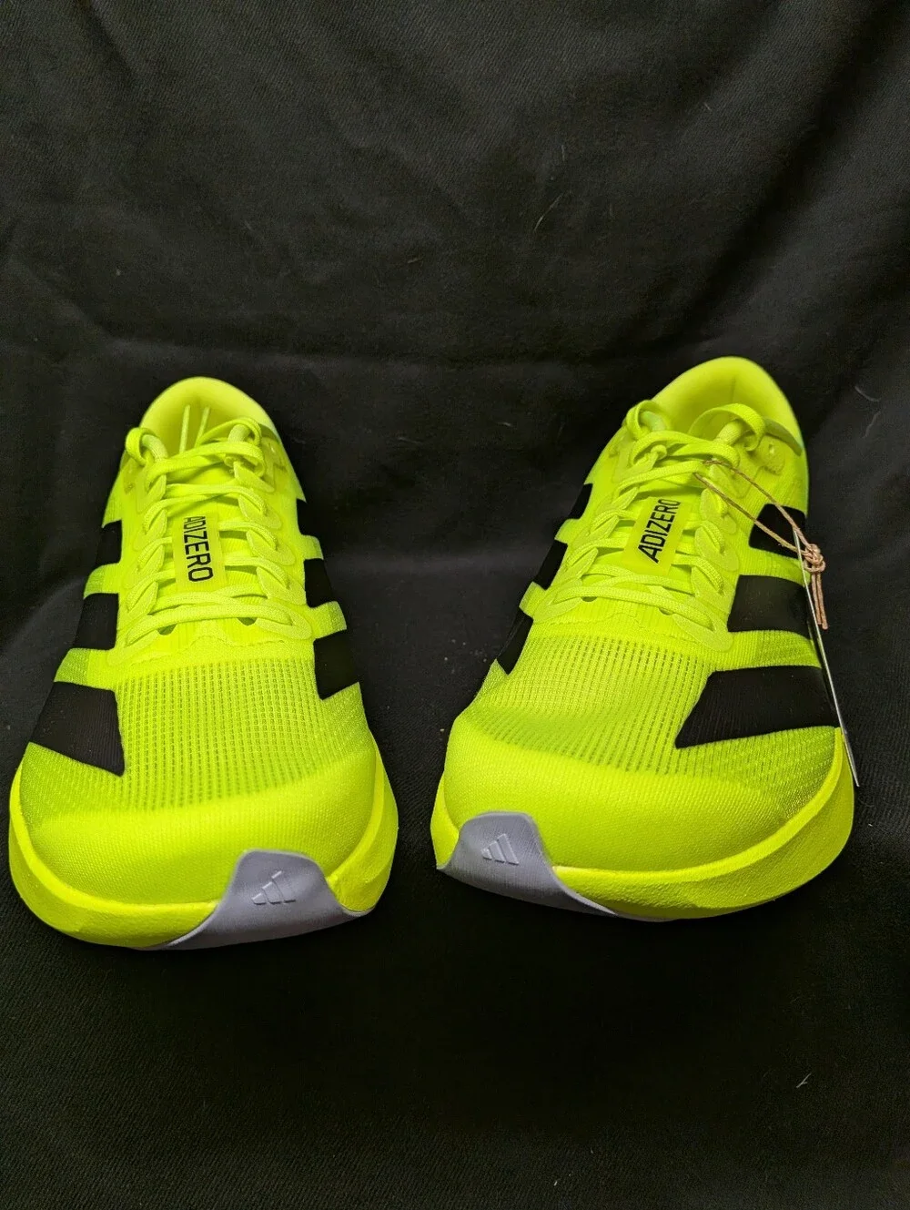 Adidas Adizero EVO SL Woven Shoes, Size 10.5, solar Yellow